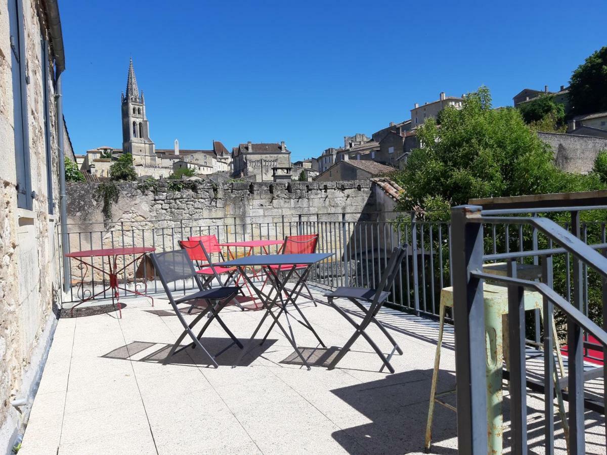 Апартаменты Les Logis Des Vignobles Saint Emilion En Duplex N 2 Avec Terrasse Экстерьер фото